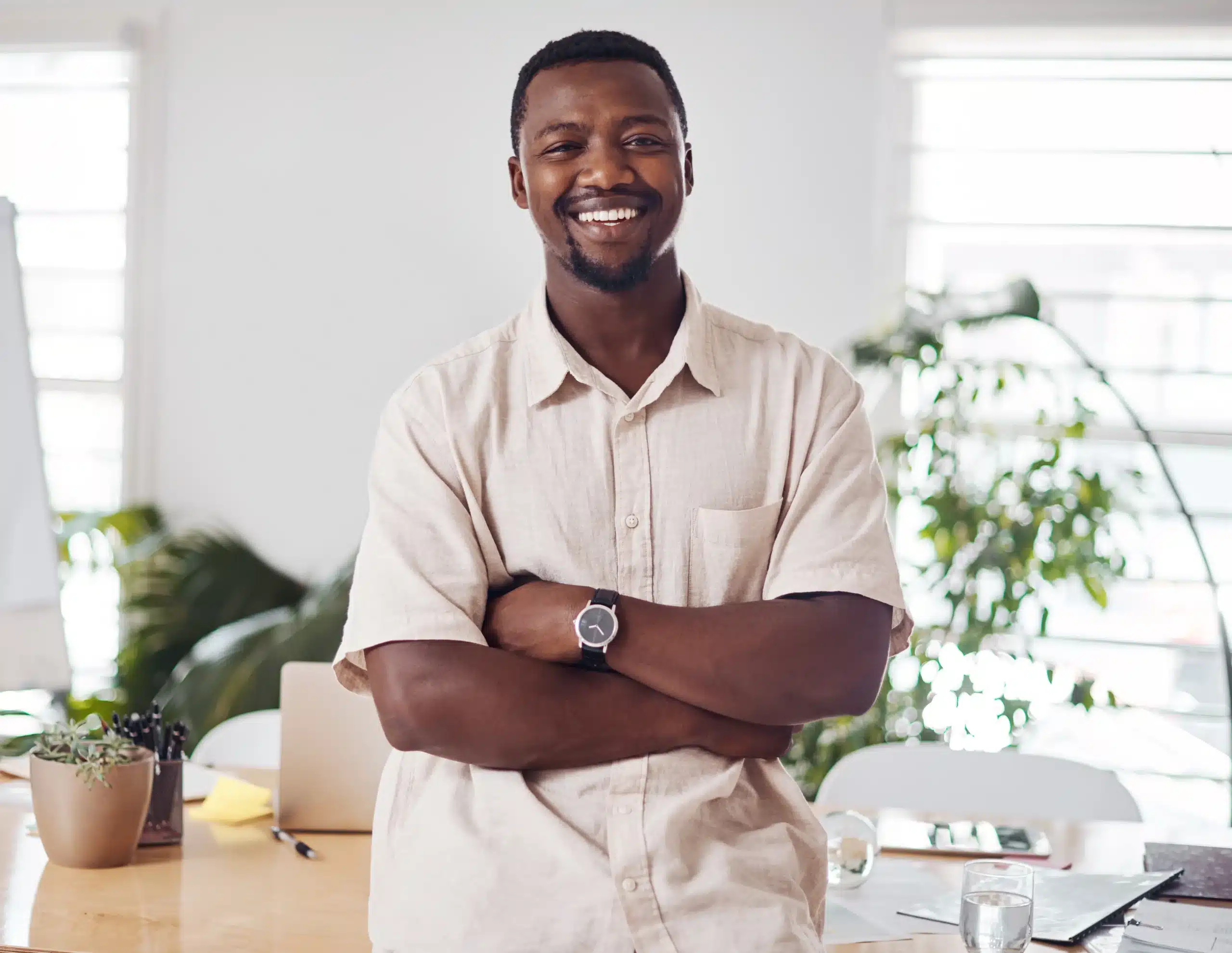 man happy with his savings in dental care Silver Spring MD