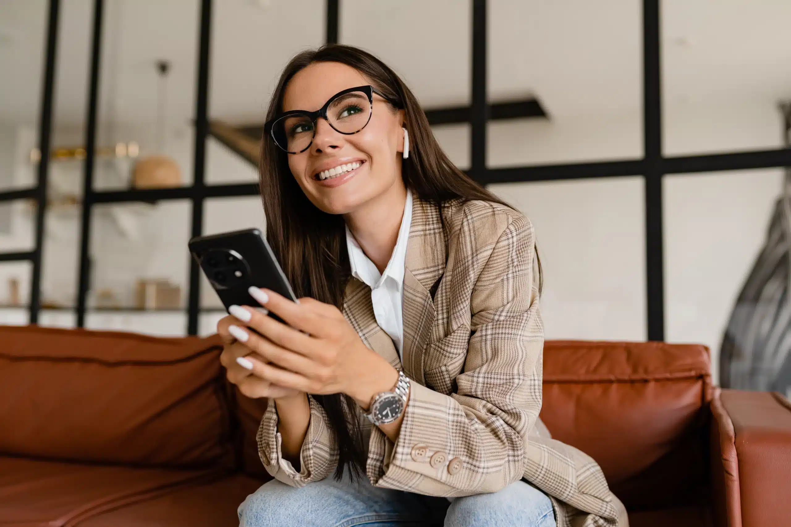 girl happy with the gentle dental care experience in Silver Spring Cosmetic Dentistry