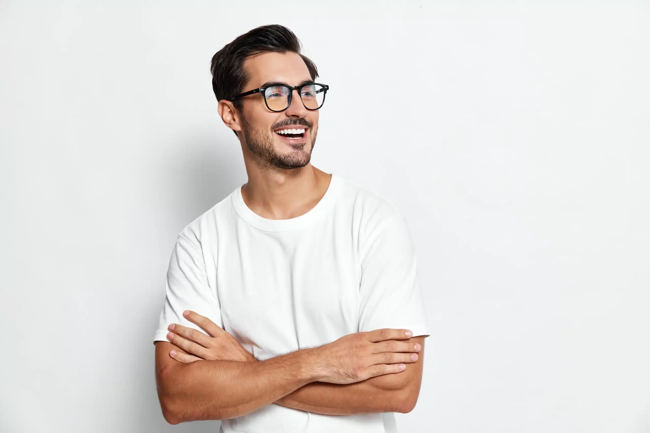 refreshed and confident smile after teeth restoration